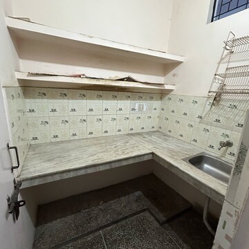 Kitchen in 1 BHK Builder Floor at Kotla Mubarakpur – for Rent