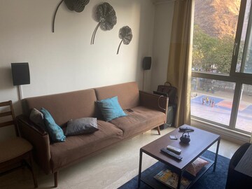 Living Room in 1 BHK Apartment at Hiranandani Maple, Powai – for Sale