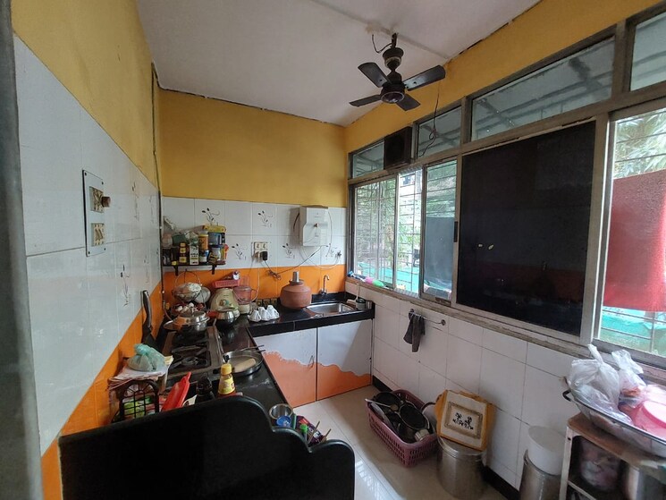 Kitchen, om-sudama-chs 1 Bedroom 380 Sq.Ft. Apartment In Kalwa Thane 7913378