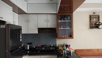 Kitchen in 1 BHK Apartment at Lodha Crown Quality Homes, Majiwada – for Sale