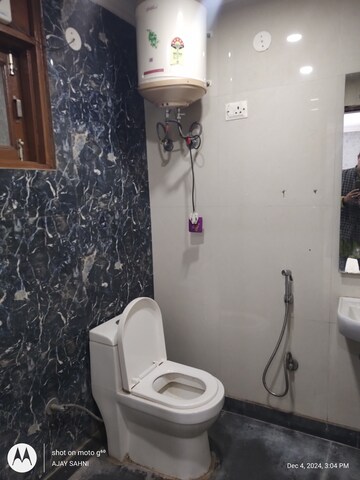 Bathroom in 2 BHK Builder Floor at Mehrauli – for Sale