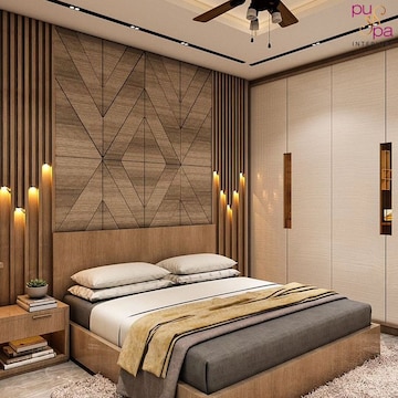 Master Bedroom in 3 BHK Apartment at Jaypee Greens Kosmos, Sector 134 – for Rent