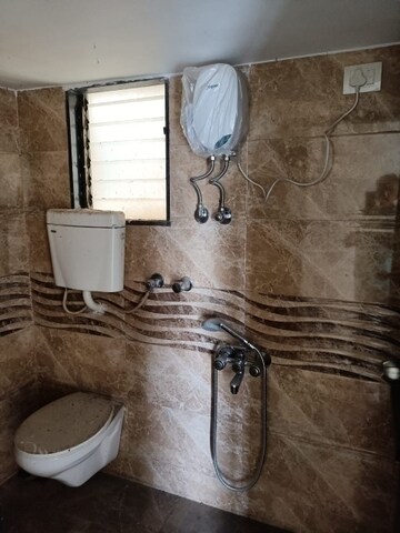 Bathroom in 2 BHK Apartment at Evershine Avenue A6, Virar West – for Rent