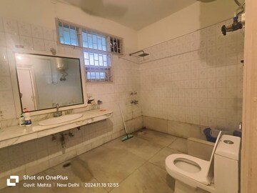 Bathroom in 4 BHK Independent House at Sainik Farm – for Rent