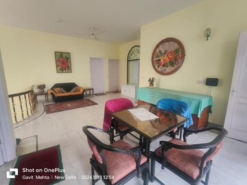 Living Room in 4 BHK Independent House at Sainik Farm – for Rent