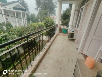 Balcony in 4 BHK Independent House at Sainik Farm – for Rent