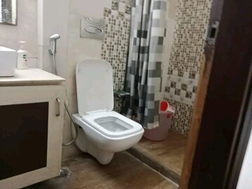 Bathroom in 3 BHK Apartment at Pushp Vihar – for Rent