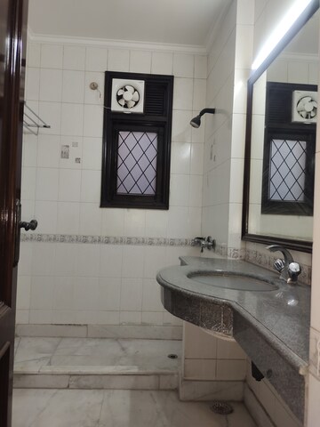 Kitchen in 4 BHK Builder Floor at New Friends Colony – for Rent