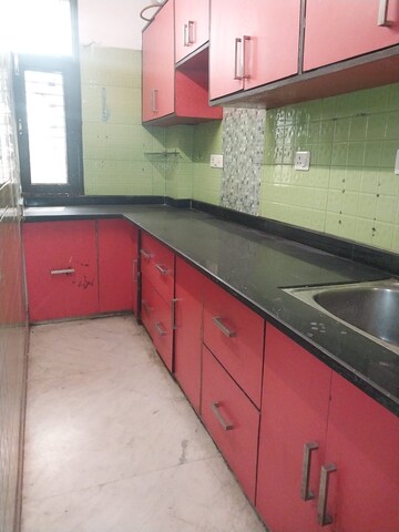 Kitchen in 2 BHK Builder Floor at Paschim Vihar – for Rent
