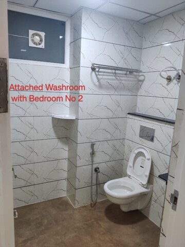 Bathroom in 3 BHK Apartment at Maxxus Elanza, International Airport Road – for Rent