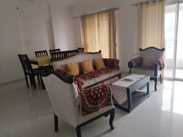 Living Room in 1 BHK Apartment at Gera Park View, Kharadi – for Rent