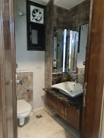 Bathroom in 3 BHK Builder Floor at Safdarjang Enclave – for Rent