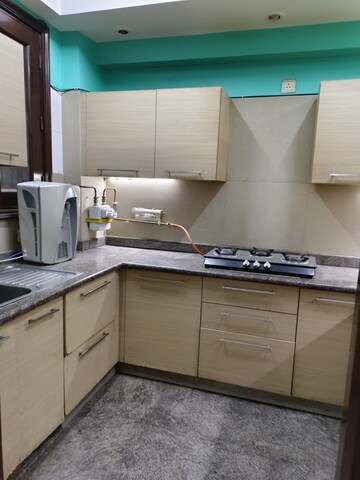 Kitchen in 3 BHK Builder Floor at Safdarjang Enclave – for Rent