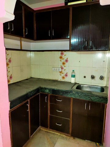Kitchen in 1 BHK Builder Floor at Uttam Nagar – for Rent