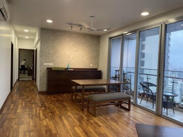 Living Room in 3 BHK Apartment at Oberoi Realty Exquisite, Goregaon East – for Rent