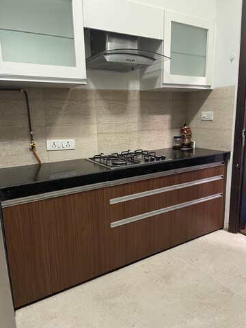 Kitchen in 3 BHK Apartment at Oberoi Realty Exquisite, Goregaon East – for Rent