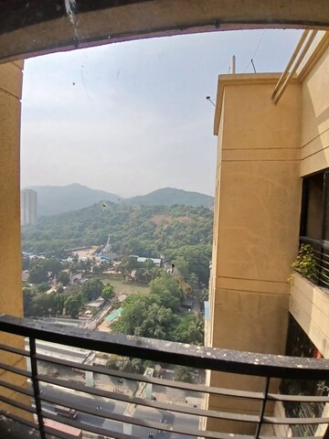 Balcony in 2 BHK Apartment at Lalani Residency, Kavesar – for Rent