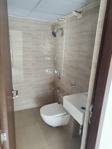 Bathroom in 1 BHK Apartment at Sunteck One World, Naigaon East – for Rent