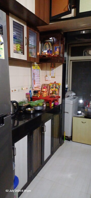 Kitchen in 1 BHK Apartment at Shiv Om Tower, Mira Road – for Sale