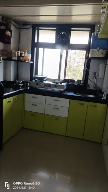 Kitchen in 1 BHK Apartment at Gaurav Galaxy I, Mira Road – for Sale