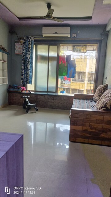Living Room in 1 BHK Apartment at Gaurav Galaxy I, Mira Road – for Sale