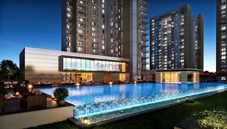 Swimming Pool, godrej-habitat 4 Bedroom 2400 Sq.Ft. Apartment In Sector 3 Gurgaon 7914555