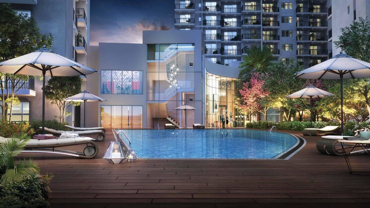Swimming Pool, godrej-habitat 4 Bedroom 2400 Sq.Ft. Apartment In Sector 3 Gurgaon 7914555