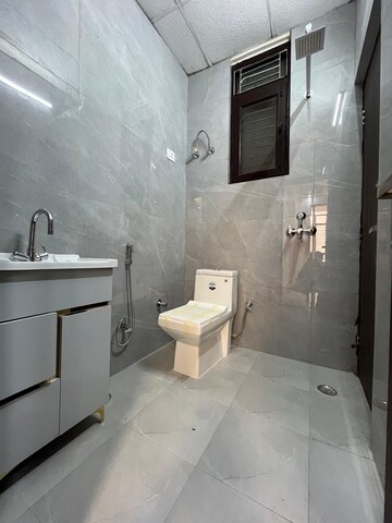 Bathroom in 3 BHK Builder Floor at Smart Lane, Niti Khand – for Sale
