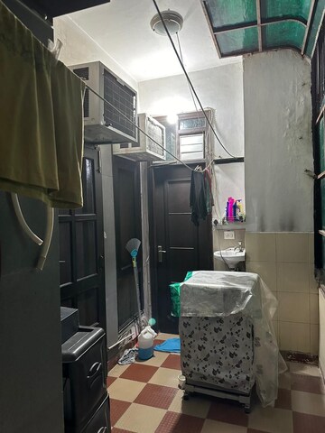 Bathroom in 3 BHK Builder Floor at Bharti Apartments, Shakti Khand iv – for Rent