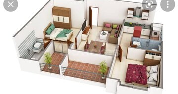 Floor Plan in 2 BHK Apartment at Techstone Casa Abrigo, Hadapsar – for Sale