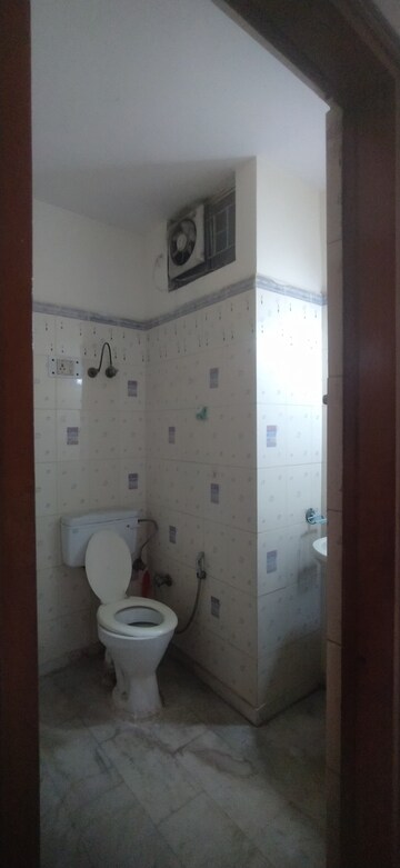 Bathroom in 2 BHK Builder Floor at Khirki Extension – for Rent