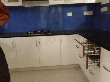 Kitchen in 3 BHK Builder Floor at Sparkling Isle, Shanthi Nagar – for Sale