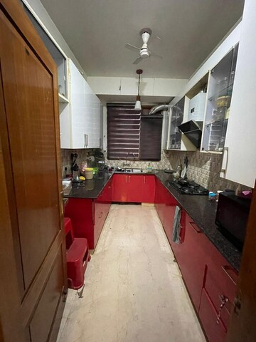 Kitchen in 3 BHK Builder Floor at Ansal Sushant Lok I, Sector 43 – for Rent