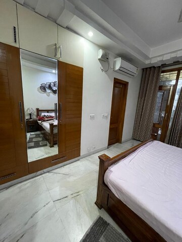 Bedroom in 3 BHK Builder Floor at Ansal Sushant Lok I, Sector 43 – for Rent
