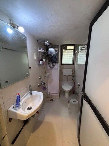 Bathroom in 1 BHK Apartment at Sunidhi Park, Vasai East – for Sale