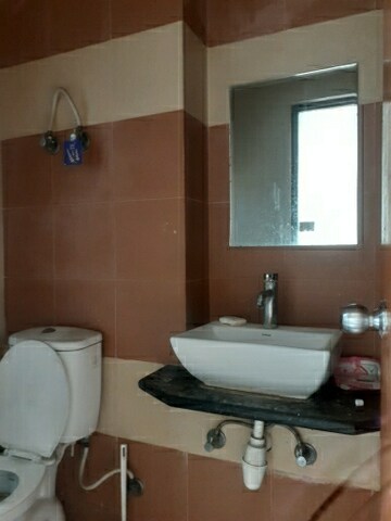 Bathroom in 2 BHK Apartment at JKG Palm Court, Sector 16c Greater Noida – for Rent