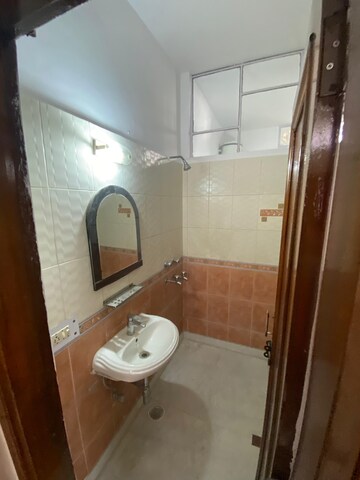 Bathroom in 3 BHK Builder Floor at Safdarjang Enclave – for Rent