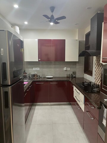 Kitchen in 3 BHK Builder Floor at DLF Plaza Tower, Sector 26a – for Sale