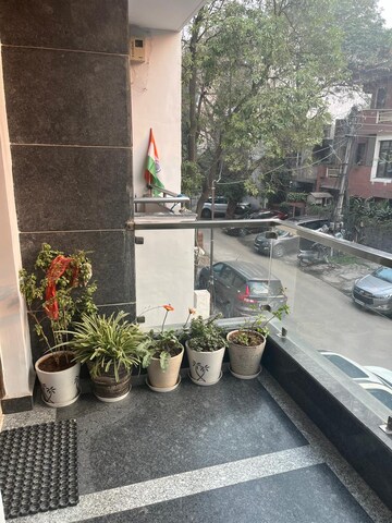 Balcony in 3 BHK Builder Floor at DLF Plaza Tower, Sector 26a – for Sale