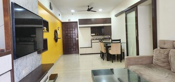 Living Room in 2 BHK Apartment at Rizvi Oak, Malad East – for Sale
