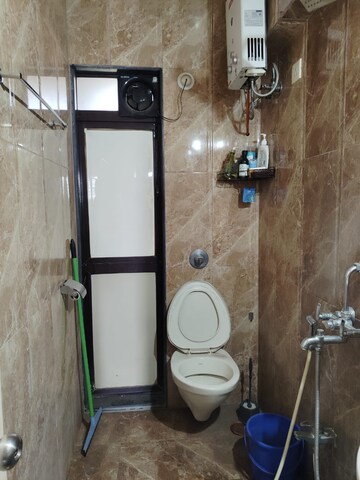 Bathroom in 2 BHK Apartment at Sawan Lifestyle, Kharghar – for Rent