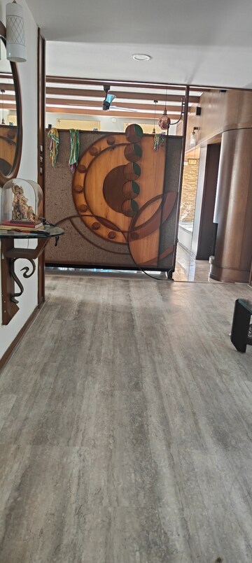 Living Room in 4 BHK Apartment at Godrej Regency Park, Manpada – for Rent