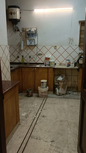 Kitchen in 3 BHK Builder Floor at New Friends Colony – for Rent