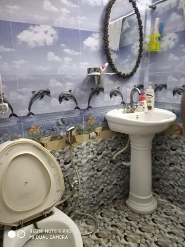Bathroom in 1 BHK Builder Floor at Govindpuri – for Rent