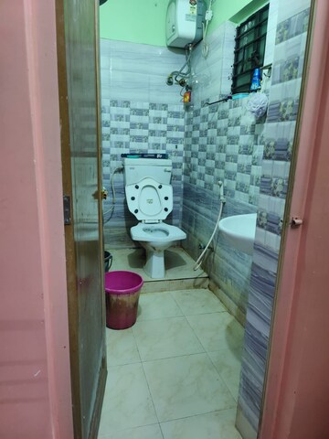Bathroom in 2 BHK Apartment at Kalikapur Rajpur Sonarpur – for Sale
