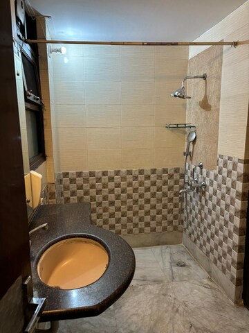 Bathroom in 3.5 BHK Apartment at Swaran Villa Friends Apartments, Sector 52 – for Rent