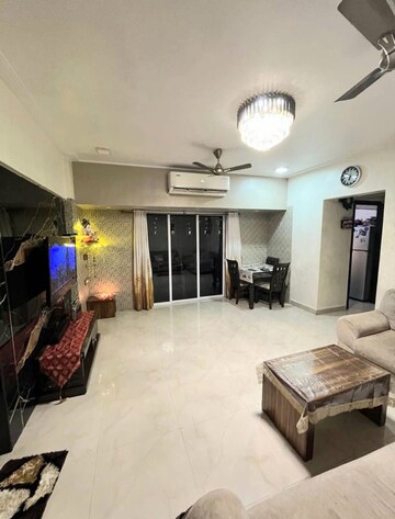 Living Room in 2 BHK Apartment at Supreme 19, Lokhandwala Township Kandivali – for Rent