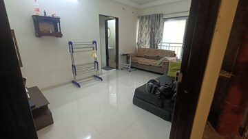 Living Room in 1 BHK Apartment at Ashford Hema Park, Bhandup East – for Rent
