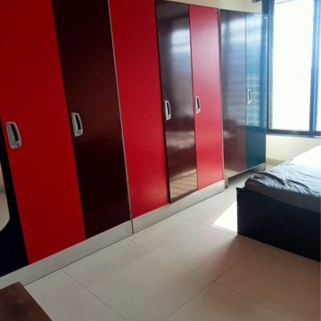 Bedroom in 2 BHK Apartment at Gajra Bhoomi Heights, Kharghar Sector 4 – for Rent