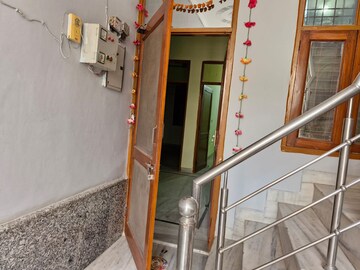 Balcony in 3 BHK Builder Floor at Ansal Palam Triangle, Palam Vihar Extension – for Rent